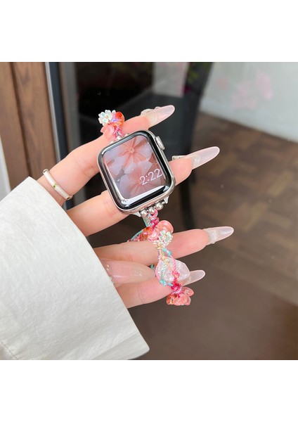 Apple Watch Series 9 8 7 41MM / 6 5 4 40MM Renkli Taşlar Watch Band (Yurt Dışından) fiyatları