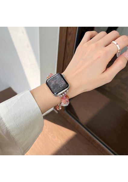 Apple Watch Series 9 8 7 41MM / 6 5 4 40MM Renkli Taşlar Watch Band (Yurt Dışından) fırsatları