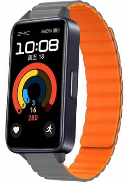 Huawei Band 9 Manyetik Bilek Bandı Ayarlanabilir Silikon Saat Kayışı (Yurt Dışından) fiyatları