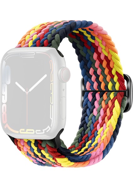Apple Watch Series 9 8 7 41MM / 6 5 4 40MM Naylon Watch Band (Yurt Dışından)