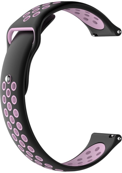 Samsung Gear Sport / Samsung Gear S2 Classic Silikon Kayış 20MM Toka Kordonlu Saat (Yurt Dışından)