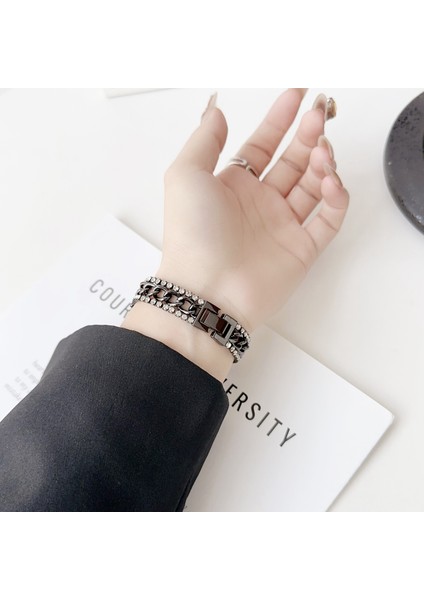 Xiaomi Smart Band 8 Yapay Elmas Dekor Bilezik Kayışı Çinko Alaşım Watch Band (Yurt Dışından) fırsatları