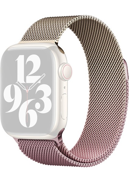 Apple Watch Series 9 8 7 41MM / 6 5 4 40MM Watch Band Degrade Manyetik Kayış (Yurt Dışından)