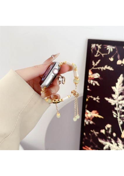 Apple Watch Series 7 8 9 41MM / 6 5 4 40MM Kristal Boncuk Saat Kayışı (Yurt Dışından) fiyatları