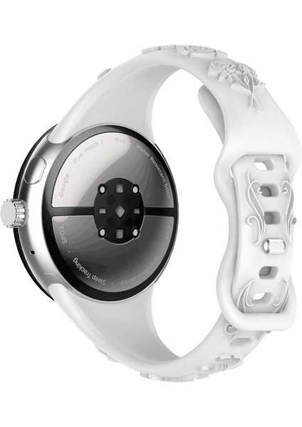 Google Pixel Watch / Pixel Watch 2 Saat Kayışı Yedek Silikon Bant (Yurt Dışından)