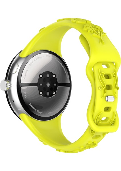 Google Pixel Watch / Pixel Watch 2 Saat Kayışı Yedek Silikon Bant (Yurt Dışından)