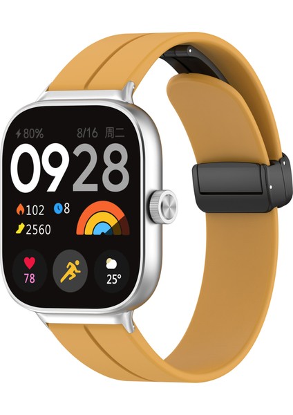 Xiaomi Redmi Watch 4 / Smart Band 8 Pro Silikon Kayış Yedek Bilek Bandı (Yurt Dışından)