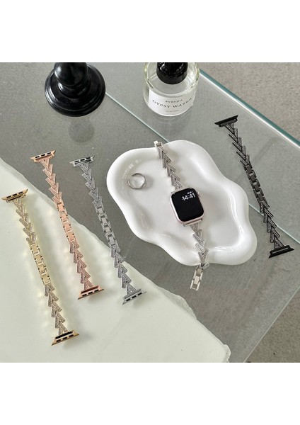 Apple Watch Series 9 8 7 41MM / 6 5 4 40MM Çinko Alaşımlı Saat Bandı (Yurt Dışından) fiyatları