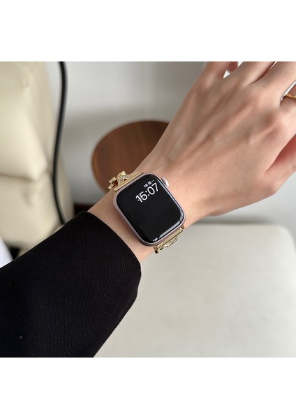 Apple Watch Series 9 8 7 41MM / 6 5 4 40MM Çinko Alaşımlı Saat Bandı (Yurt Dışından) modelleri