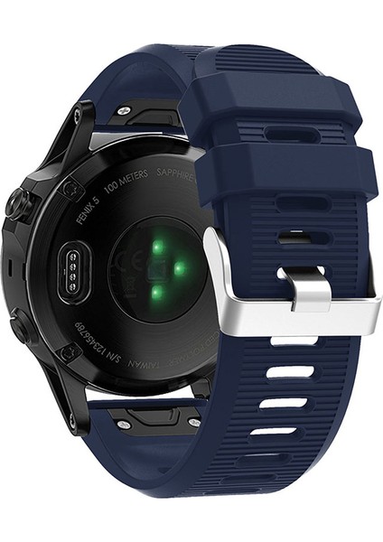 Garmin Fenix 6x / Fenix 7x / Instinct 2x Akıllı Saat Bandı Quickfit 26MM Silikon Kayış (Yurt Dışından)