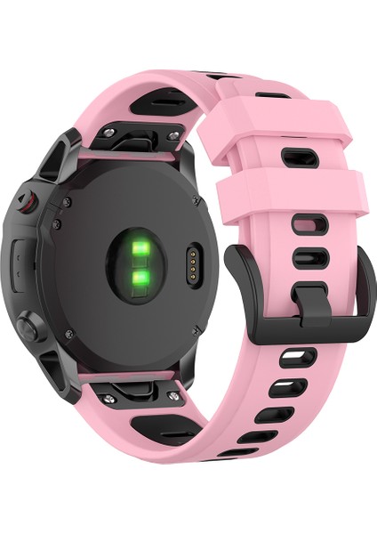 Garmin Fenix 7/7 Pro Watch Band Quickfit 22MM Esnek Silikon Bilek Kayışı (Yurt Dışından)