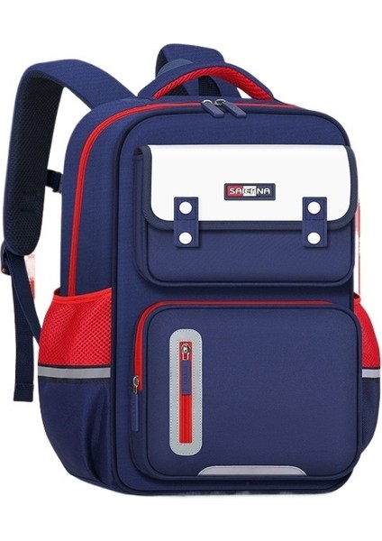 Ilkokul Öğrencilerinin 1-6. Sınıflar Için Okul Çantaları Erkek ve Kız Çocukları Için Ingiliz Tarzı Sırt Çantaları Hafif Çantalar (Yurt Dışından)