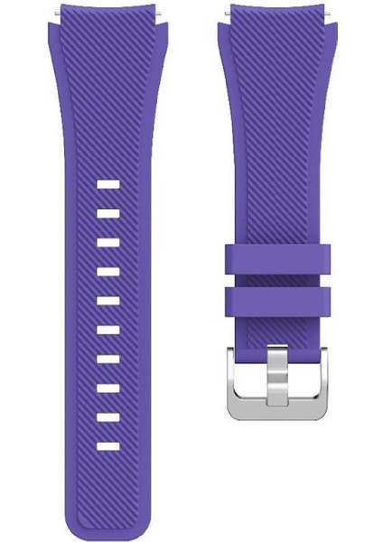 Honor Watch Gs Pro ile Uyumlu Kordon Tırtık Desenli Tokalı Silikon Kayış