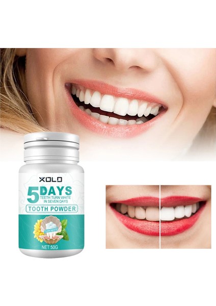 Diş Beyazlatma Tozu Aktif Karbon 50 gr Tooth Powder 5 Days Usa