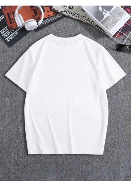 Erkek Bira Babası Dad Beer Baskılı Bisiklet Yaka Salaş Oversize Boyfriend Siyah, Beyaz, Bej, Mavi T-Shirt fiyatları