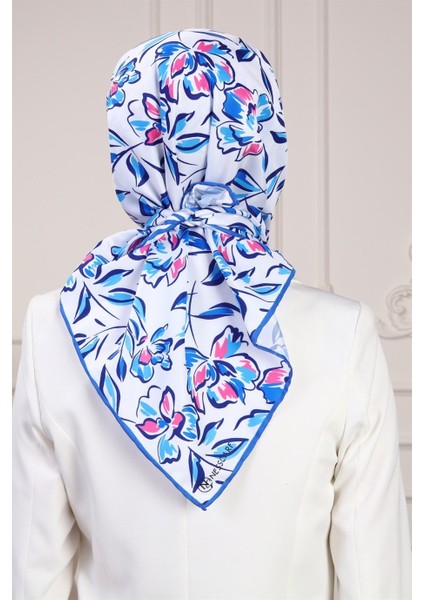 Caliope Twill Eşarp Mavi modelleri