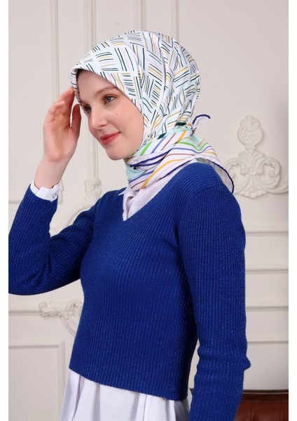 Nicci Twill Eşarp Turkuaz modelleri