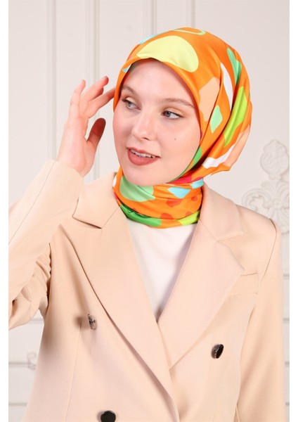 Rita Twill Eşarp Turuncu modelleri