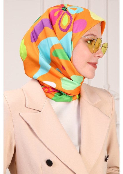 Rita Twill Eşarp Turuncu fırsatları