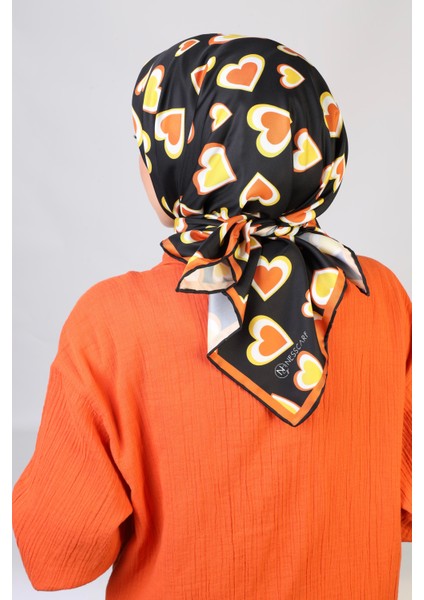 Cinta Twill Eşarp Siyah modelleri