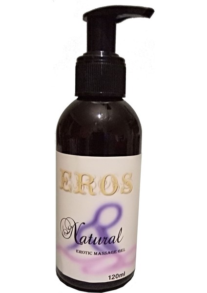 Msgo - Eros Naturel Massage Oil 120ML / Isıtıcılı Erottic Masaj Yağı 120 ml Büyük - Bay Bayan Kullanım