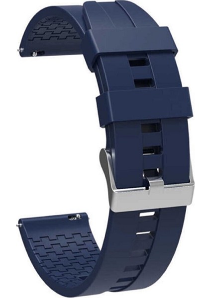 Honor Watch Gs Pro ile Uyumlu Kordon Oyuk Desenli Tokalı Silikon Kayış modelleri