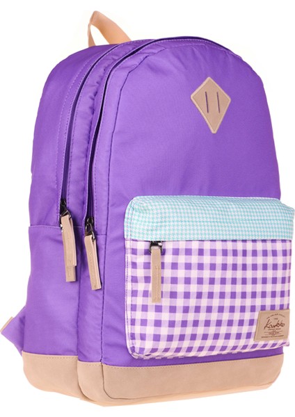 Wichlight Sırt Çantası Plaid Lila K1646 fiyatları