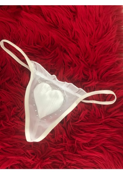 Ipli Şifon String Külot