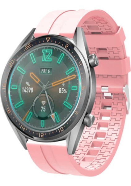 Honor Watch Gs Pro ile Uyumlu Kordon Oyuk Desenli Tokalı Silikon Kayış fiyatları