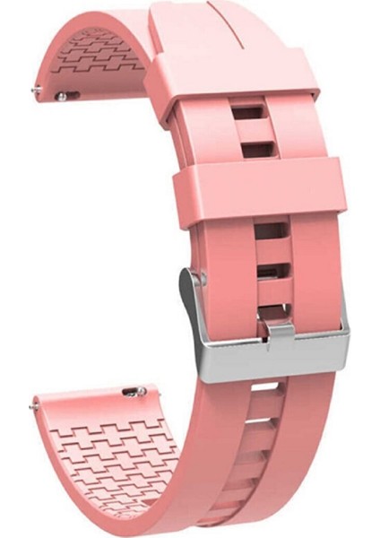 Honor Watch Gs Pro ile Uyumlu Kordon Oyuk Desenli Tokalı Silikon Kayış modelleri