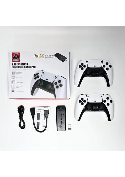 Game Stick 2.4 Wireless Controller Gamepad Oyun Konsol