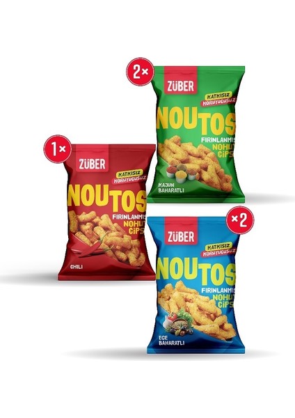 Noutos Nohut Cipsi Tanışma Paketi 55g X 5 Adet