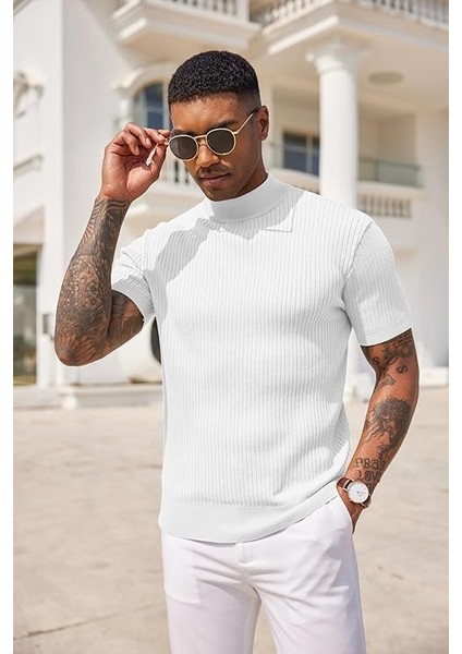 Sow Yarım Balıkçı Triko T-Shirt modelleri