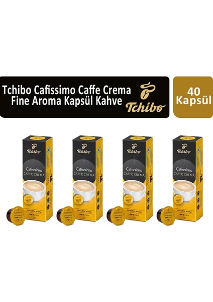 Cafissimo Caffe Crema Fine Aroma Kapsül Kahve x 4 Adet