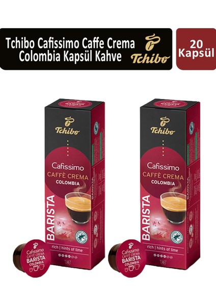 Cafissimo Caffe Crema Colombia Kapsül Kahve x 2 Adet