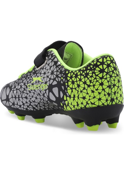 CRYSTAL Unisex Çocuk Halısaha Futbol Kramponu Siyah / Yeşil modelleri