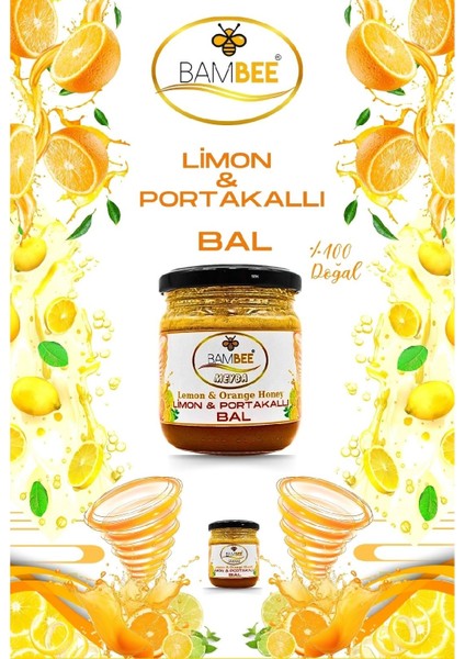 Meyba Limonlu-Portakallı Bal 250 gr