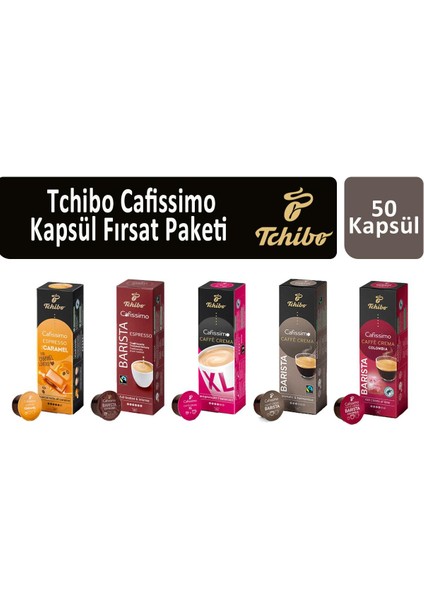 Cafissimo Kapsül Fırsat Paketi 50 Kapsül fiyatları