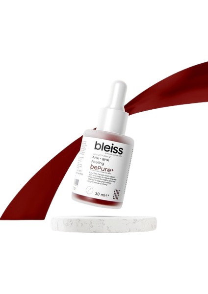 | bePure+ AHA&BHA Peeling Aydınlatıcı ve Besleyici Cilt Serumu