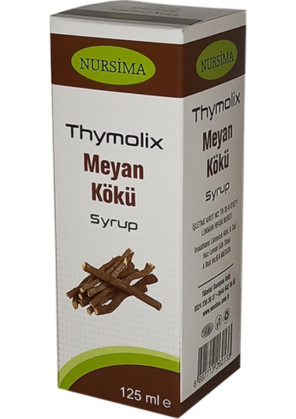 Meyan Kökü Şurubu 125 ml