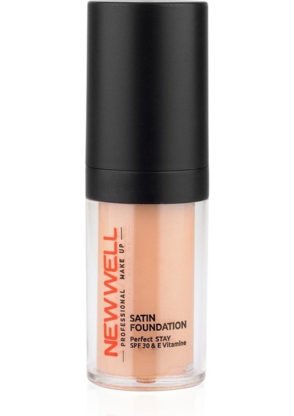 Fondöten - Satin Foundation No:04 40 ml