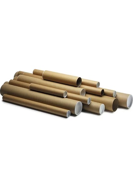 Ck Rulo Kapaklı Silindir Kutu Gönderi Poster Kutusu 5 cm x 72 cm 1 Adet