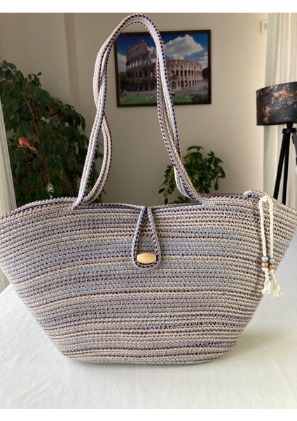 Bailey Plaj Çantası , Kol Çantası, El Çantası Clutch, Portföy , Kadın Çanta, Yazlık, Hediyelik