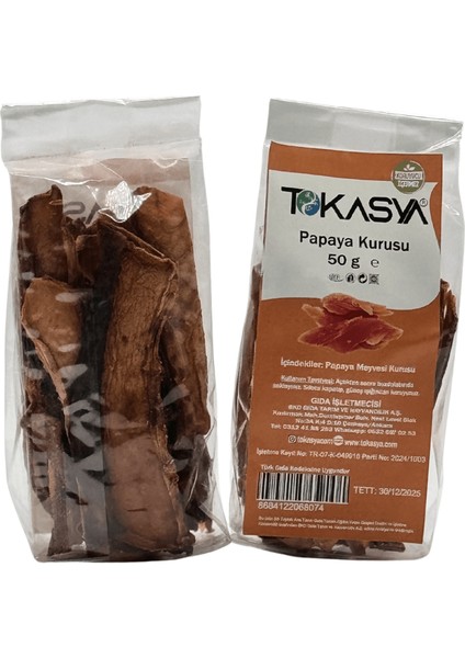 Papaya Kurusu 50 G (2 Li Paket)