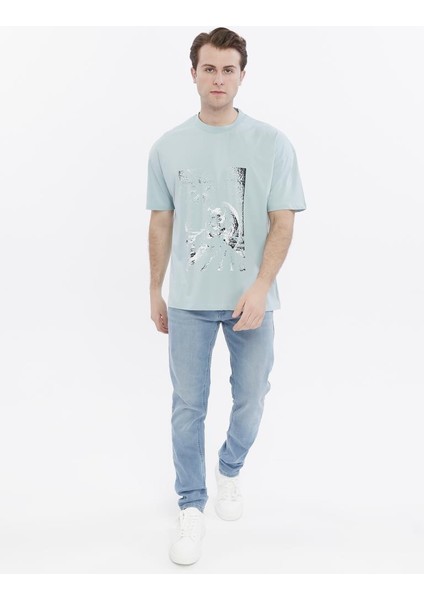 Oversize Baskılı Tişört