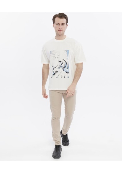 Oversize Baskılı Tişört