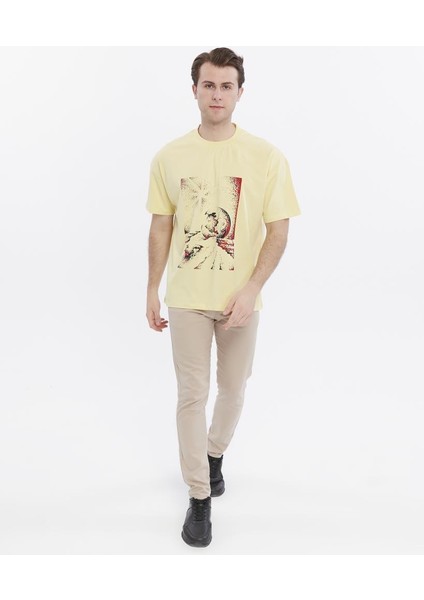 Oversize Baskılı Tişört