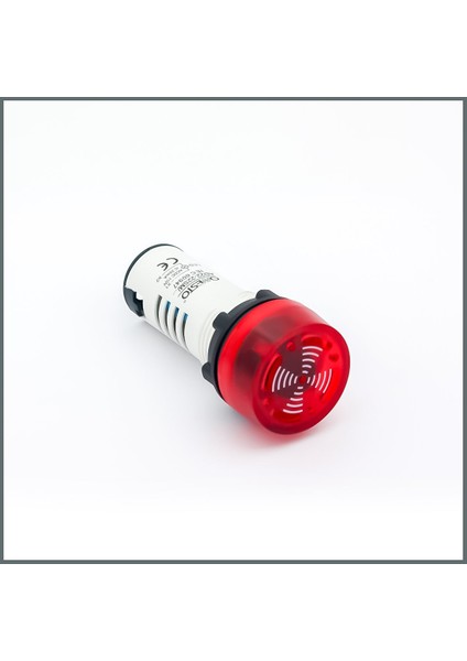 LED Flaşörlü Buzzer 110VAC (Kırmızı)