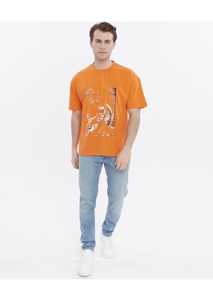 Oversize Baskılı Tişört