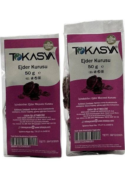 Ejder Kurusu 50 G (2 Li Paket)